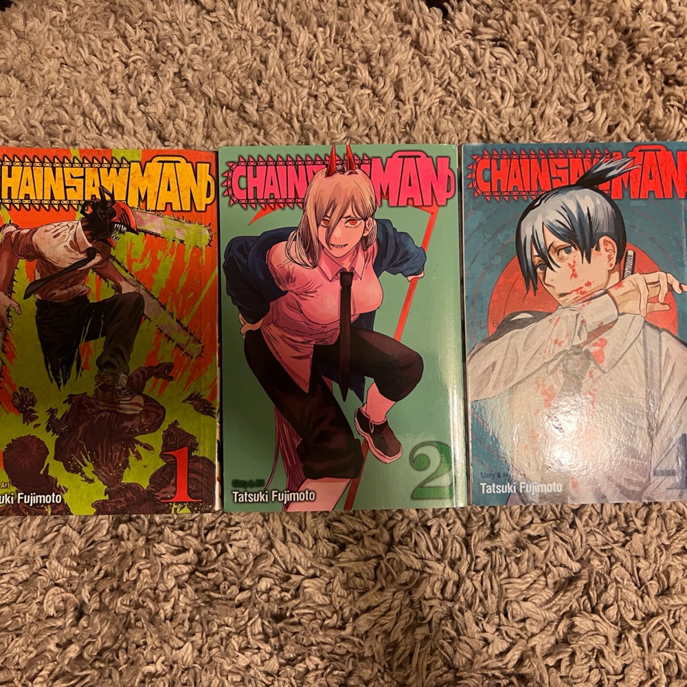 Chainsaw Man Manga Set - Volumes 1, 2, 4